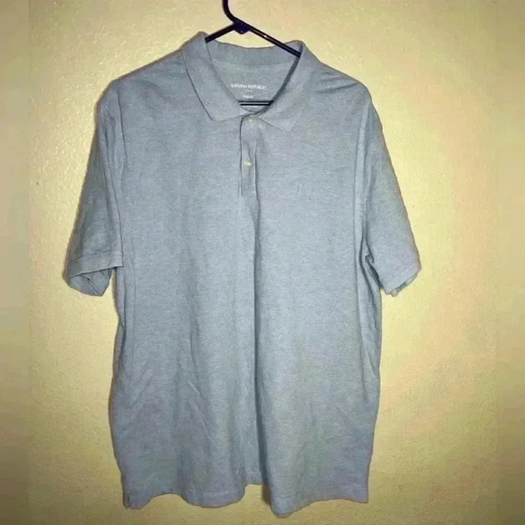 Banana Republic Polo Size XL‎ Tall Light Blue - Picture 1 of 3